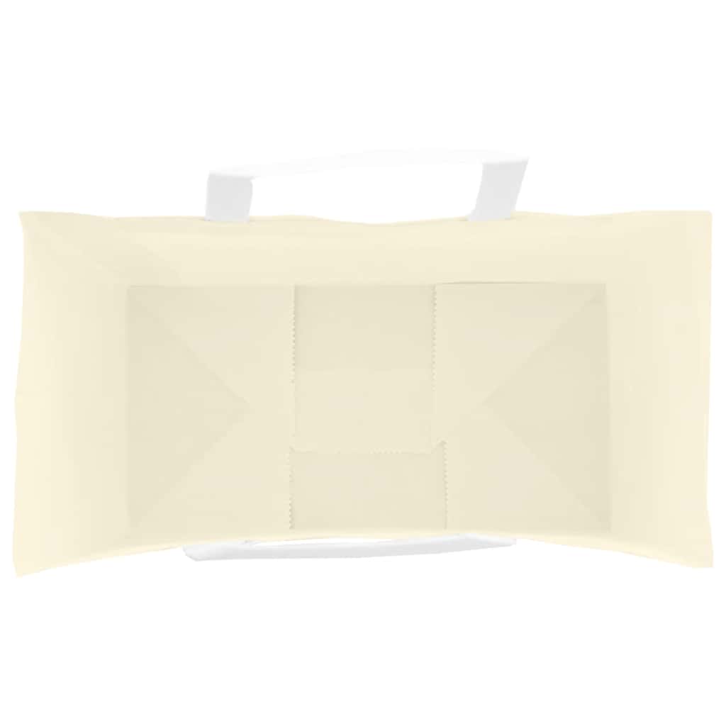 250 db sárga papírzacskók fogantyúkkal 21x11x36 cm