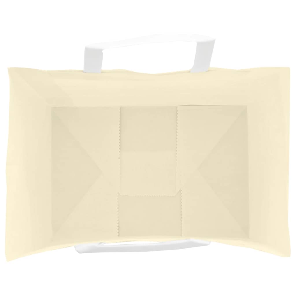 250 db sárga papírzacskók fogantyúkkal 32x22x24 cm