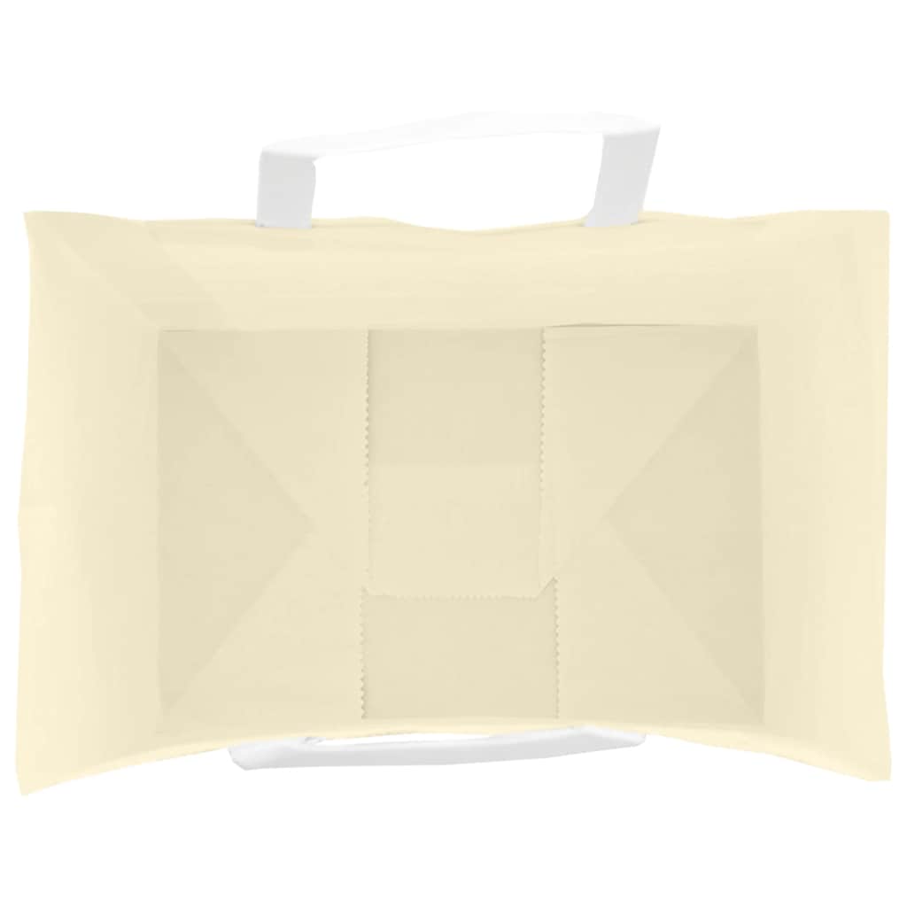 250 db sárga papírzacskók fogantyúkkal 32x22x28 cm