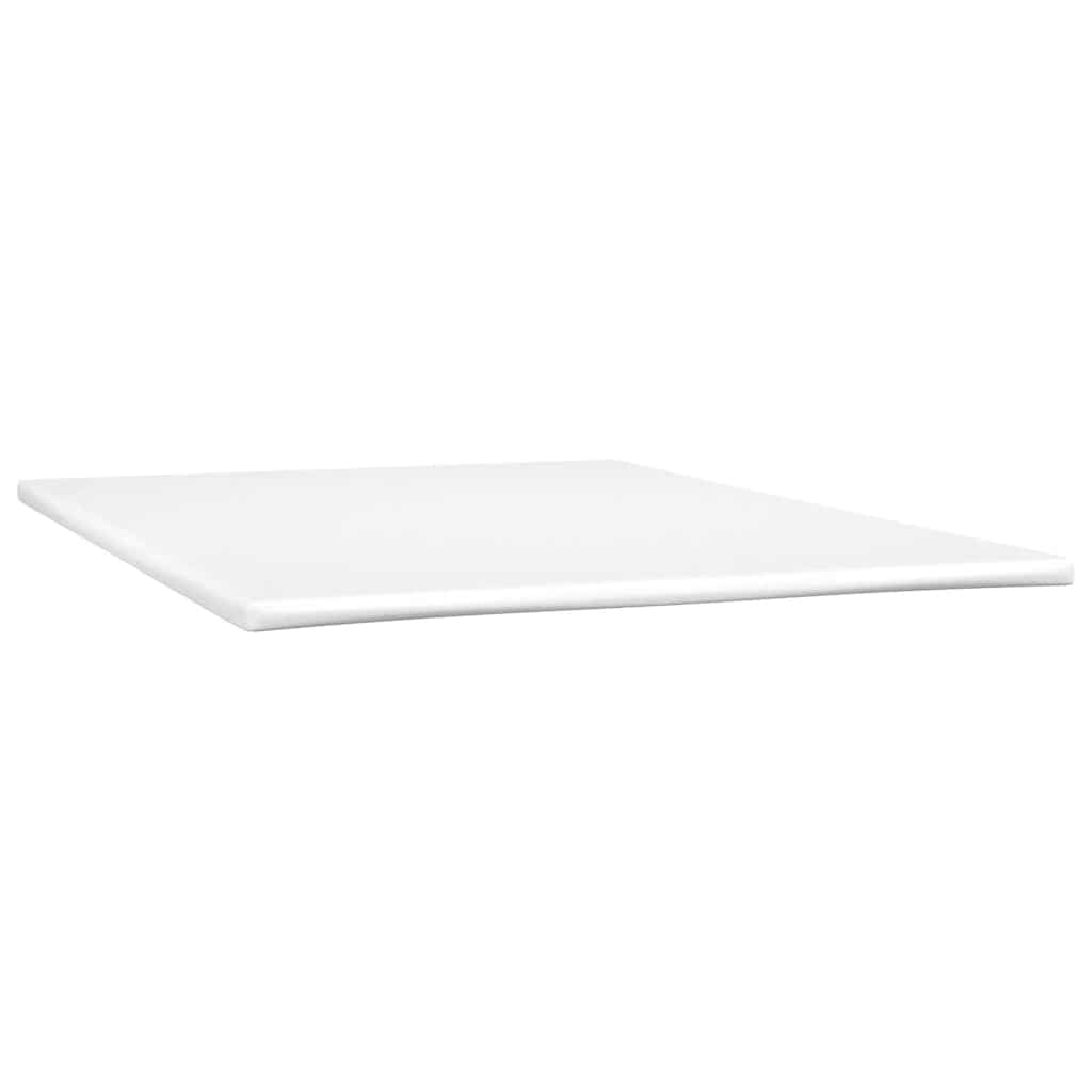 világosszürke bársony rugós és LED-es ágy matraccal 160x210 cm