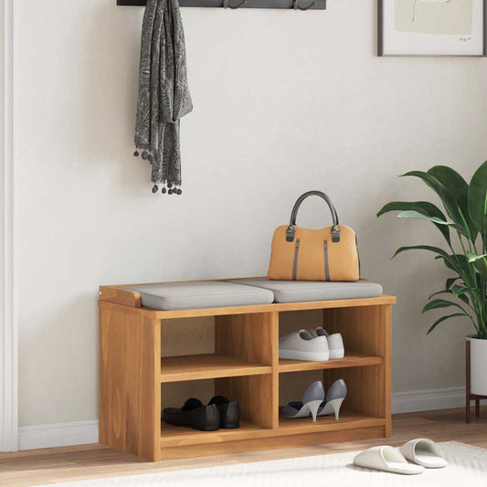 SANDNES tömör fenyőfa előszobapad 87x40x50 cm