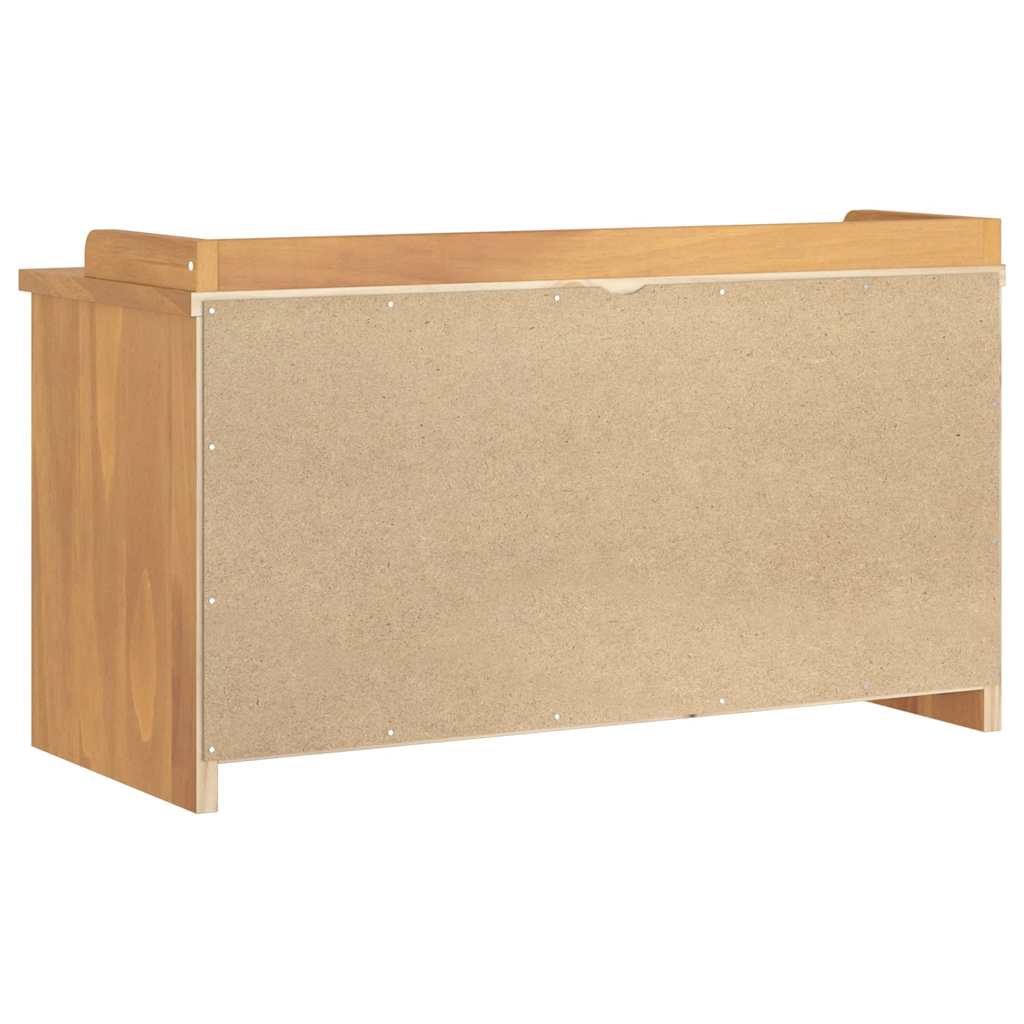 SANDNES tömör fenyőfa előszobapad 87x40x50 cm