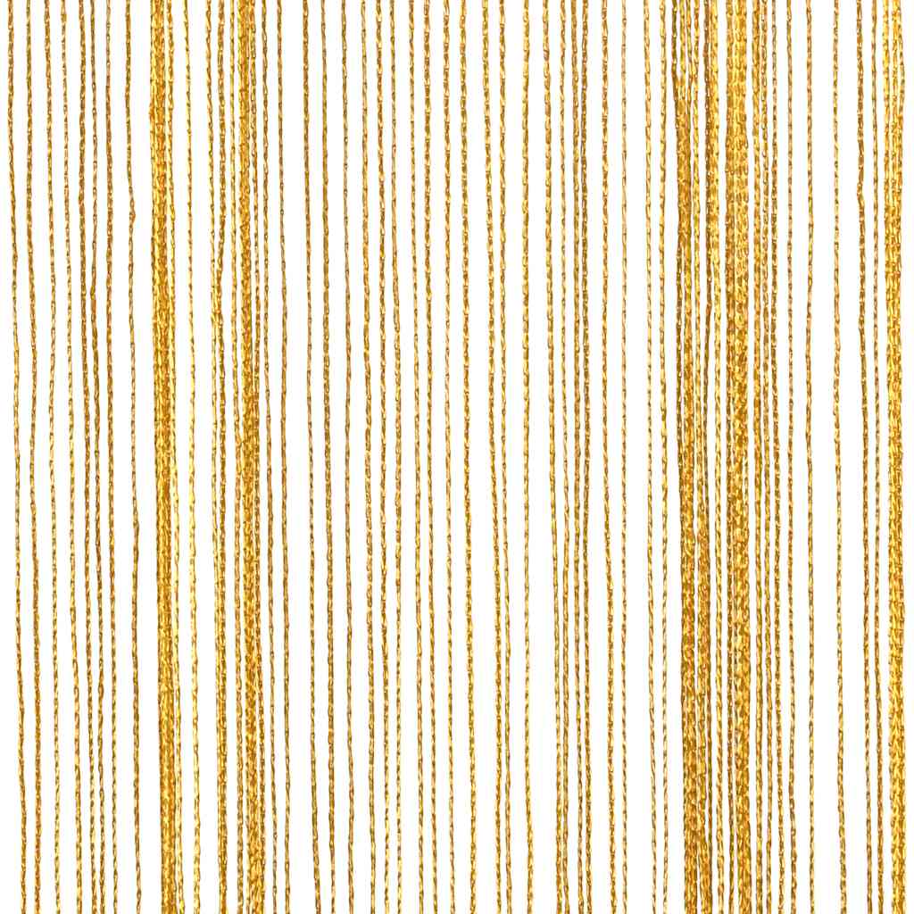 2 db arany zsinórfüggöny 100 x 250 cm