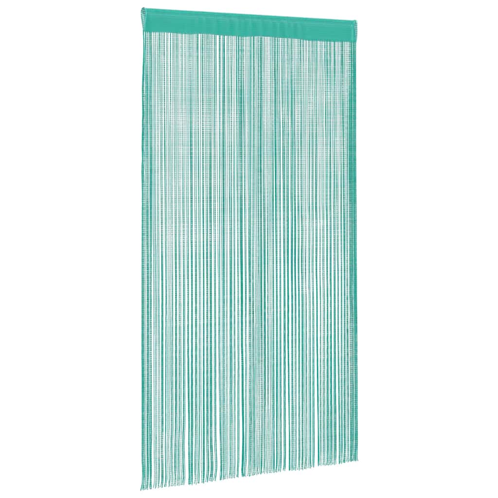 2 db türkiz zsinórfüggöny 140 x 250 cm
