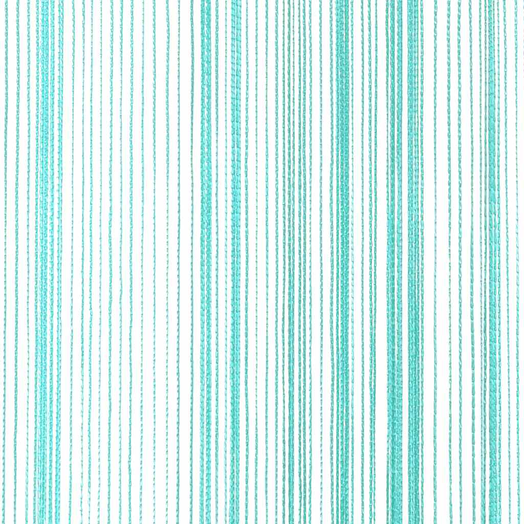 2 db türkiz zsinórfüggöny 140 x 250 cm