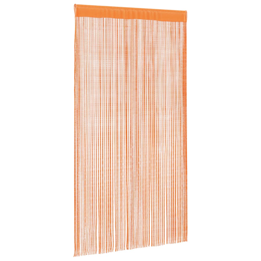 2 db narancssárga zsinórfüggöny 140 x 250 cm