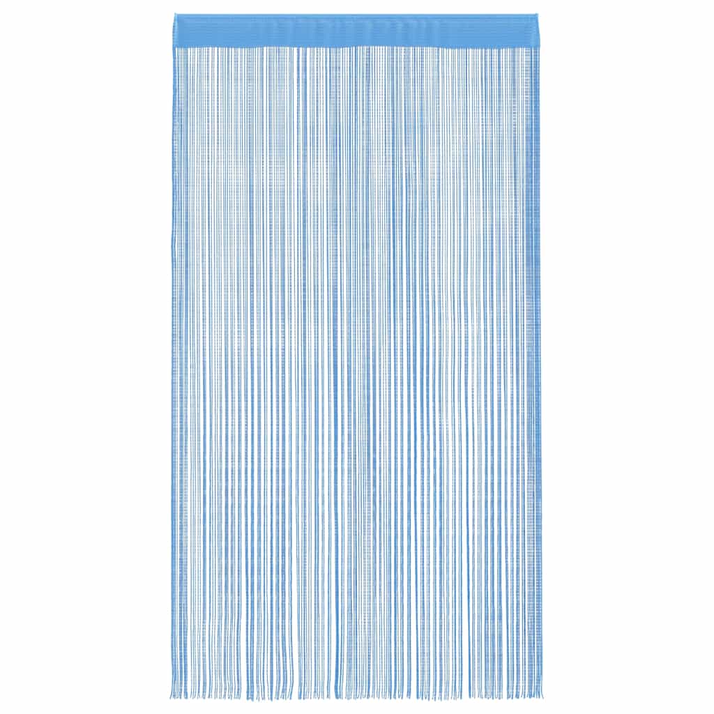 2 db világoskék zsinórfüggöny 100 x 250 cm