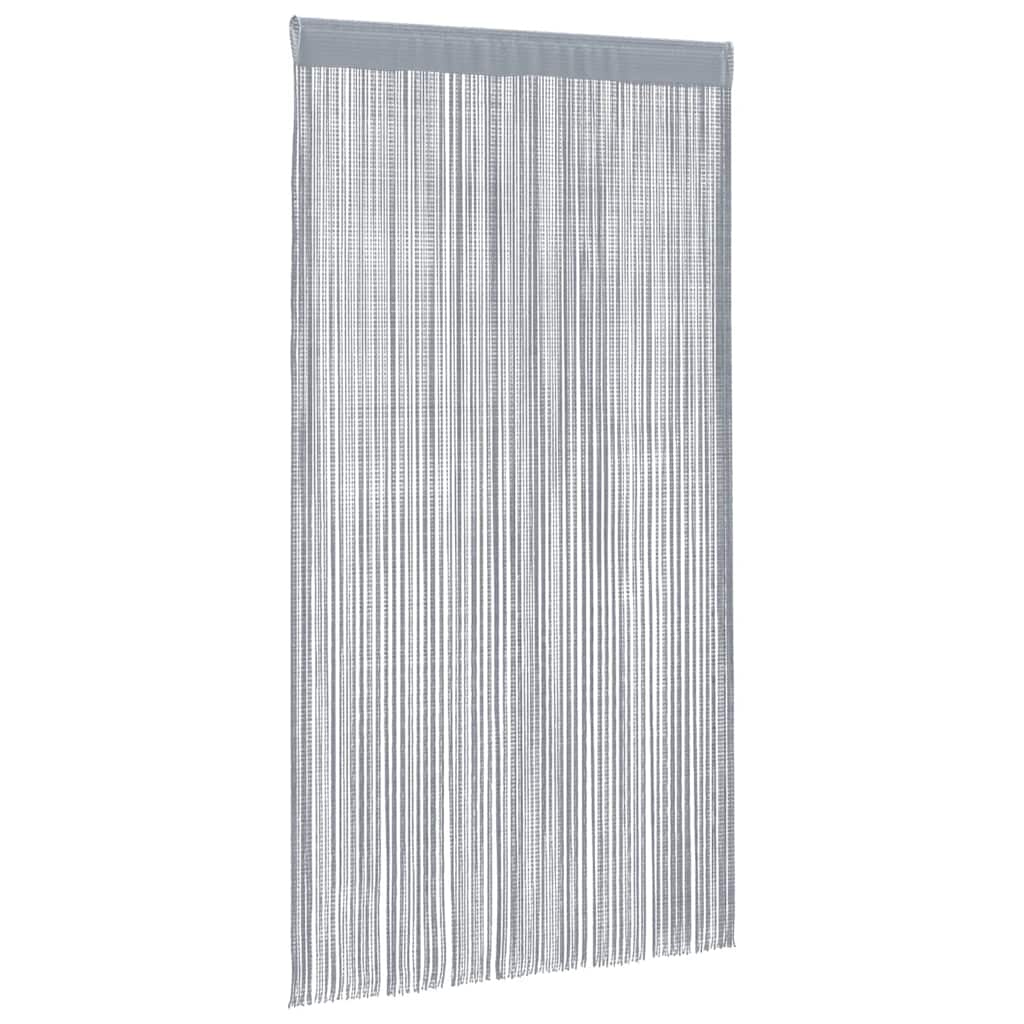 2 db világosszürke zsinórfüggöny 140 x 250 cm