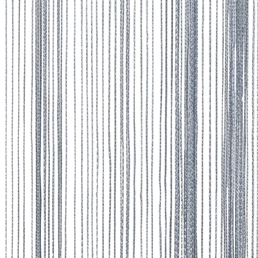 2 db világosszürke zsinórfüggöny 140 x 250 cm