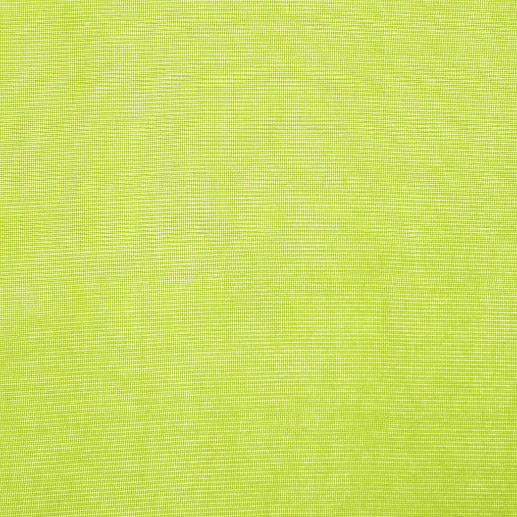 2 db almazöld fátyolfüggönyök rojtokkal 140x175 cm