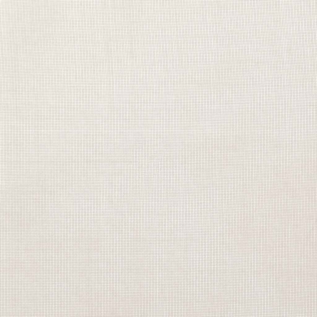 2 db krémszínű fátyolfüggönyök rojtokkal 140x140 cm