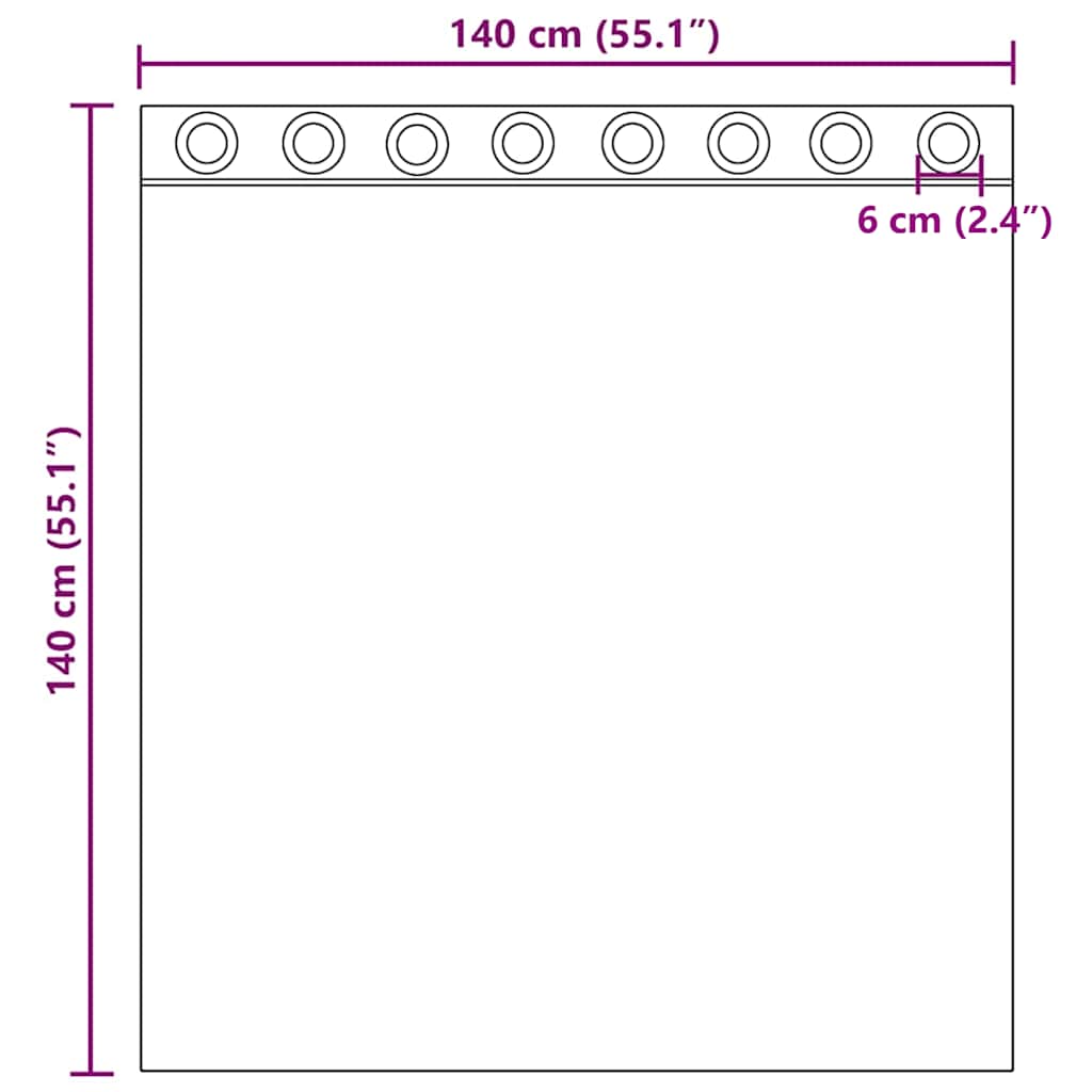 2 db krémszínű fátyolfüggönyök rojtokkal 140x140 cm