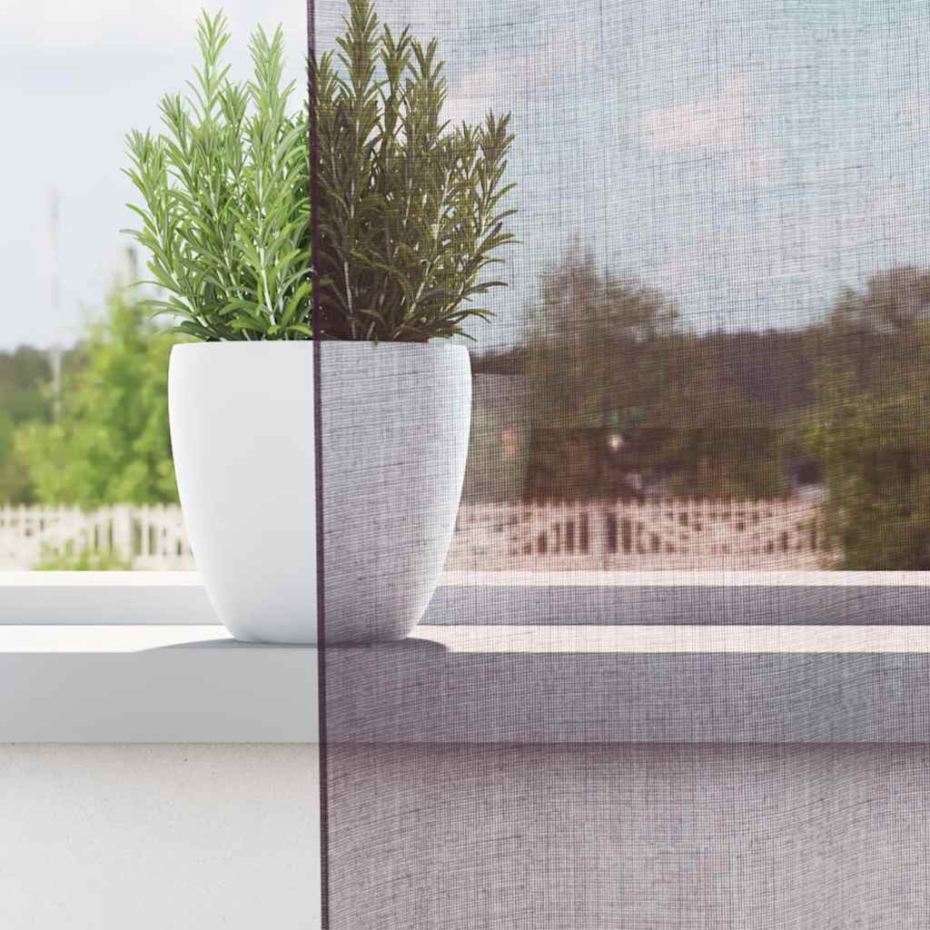 2 db lila fátyolfüggönyök rojtokkal 140x225 cm