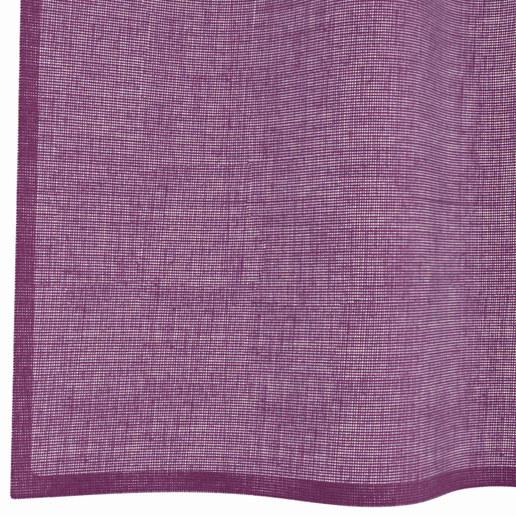 2 db lila fátyolfüggönyök rojtokkal 140x225 cm