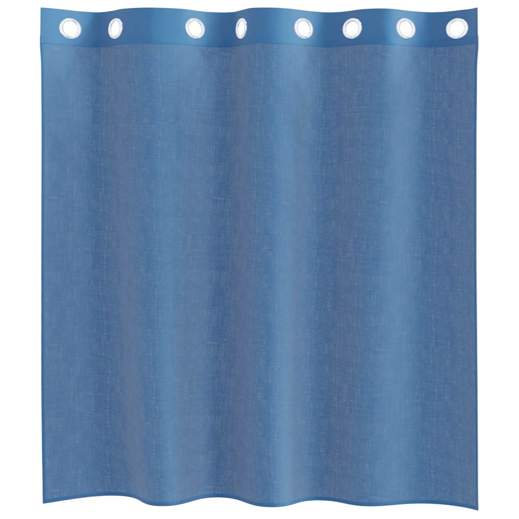 2 db királykék voile függönyök grommets