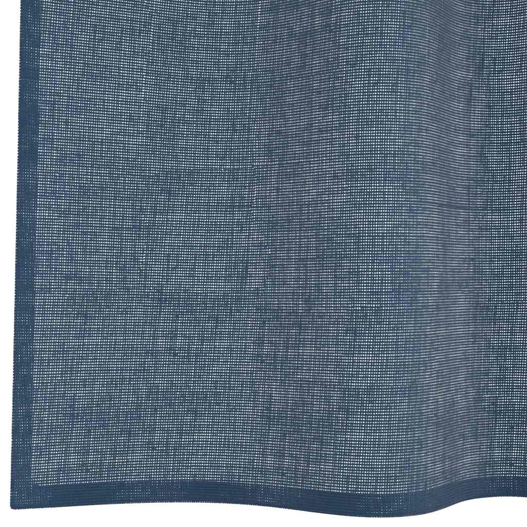 2 db királykék voile függönyök grommets