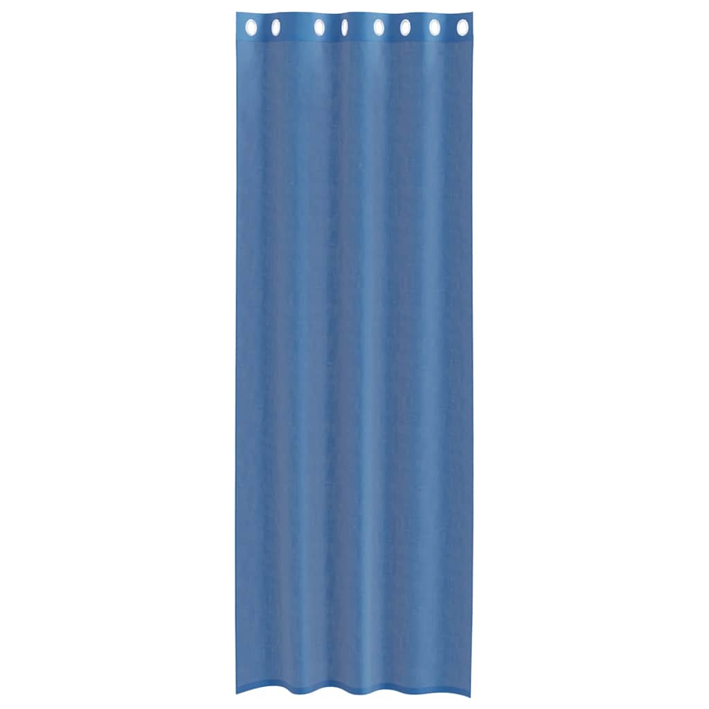 2 db királykék voile függönyök grommets