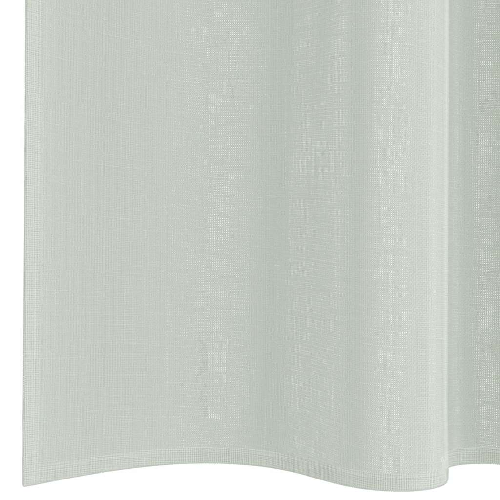 2 db világosszürke voile függönyök rúd zsebekkel