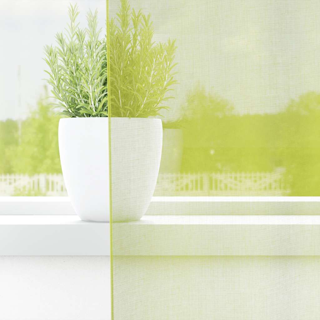 2 db almazöld fátyolfüggönyök fülecske tetejével 140x260 cm