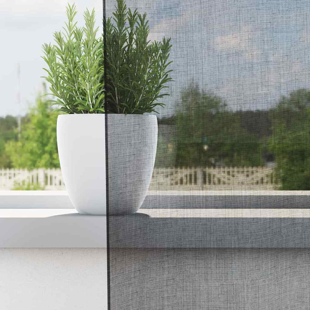 2 db fekete fátyolfüggönyök fülecske tetejével 140x260 cm