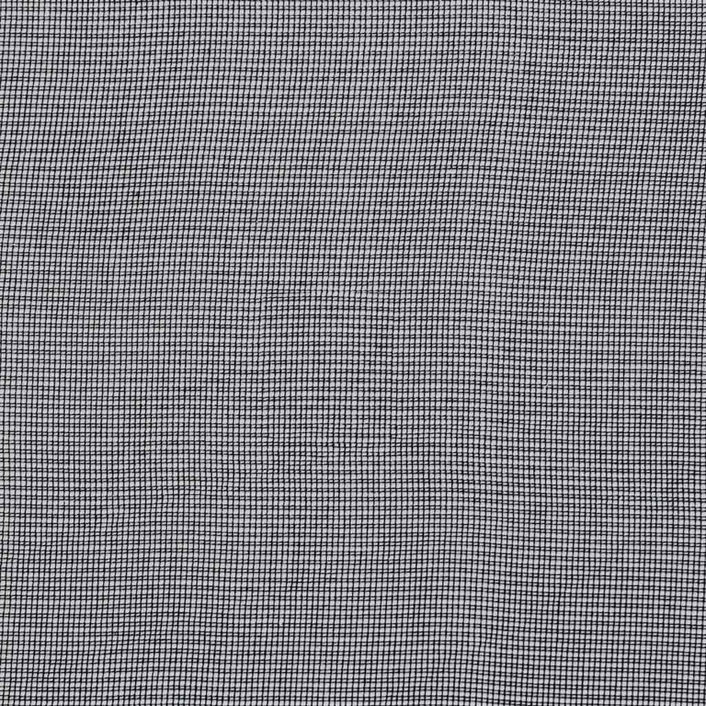 2 db fekete fátyolfüggönyök fülecske tetejével 140x260 cm