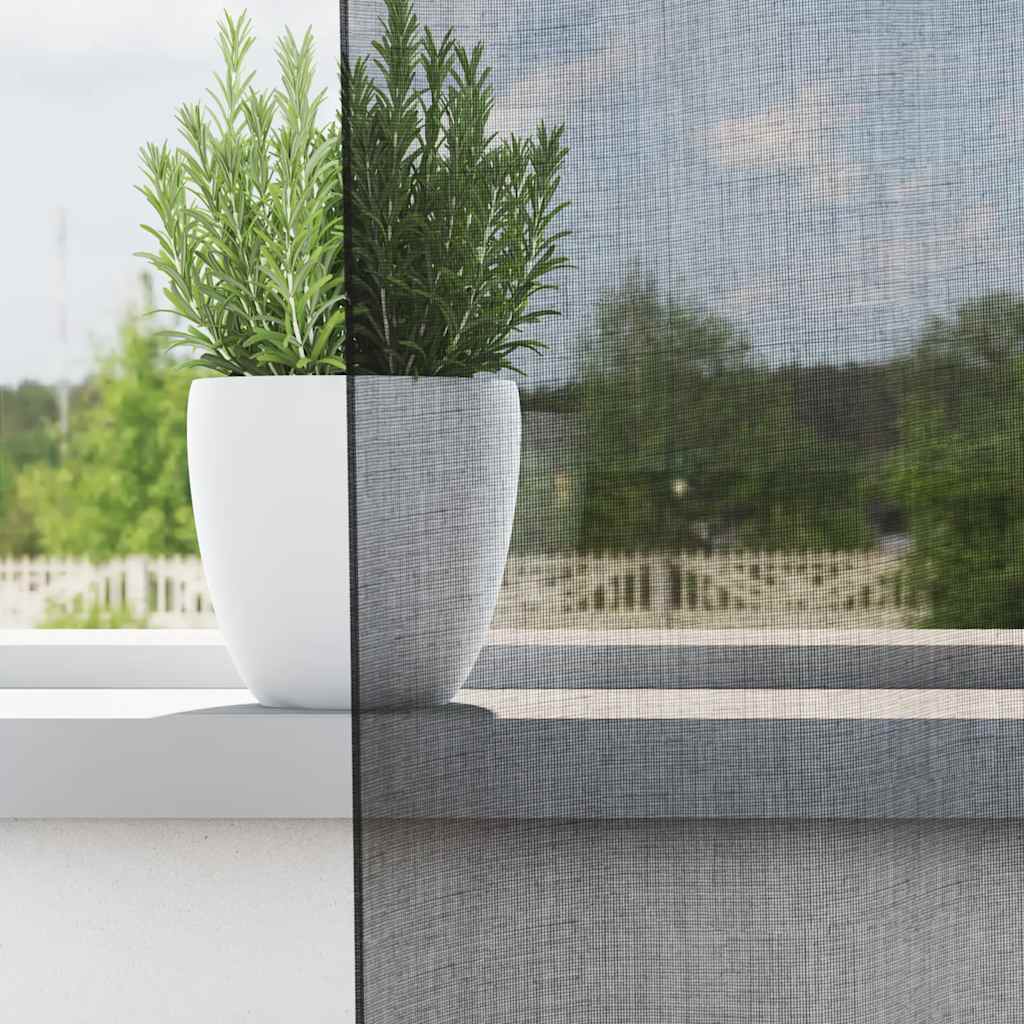 2 db fekete fátyolfüggönyök fülecske tetejével 140x260 cm