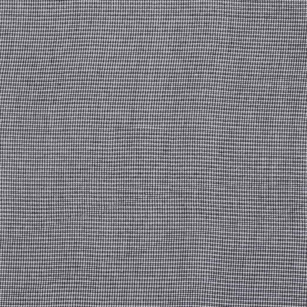 2 db fekete fátyolfüggönyök fülecske tetejével 140x260 cm