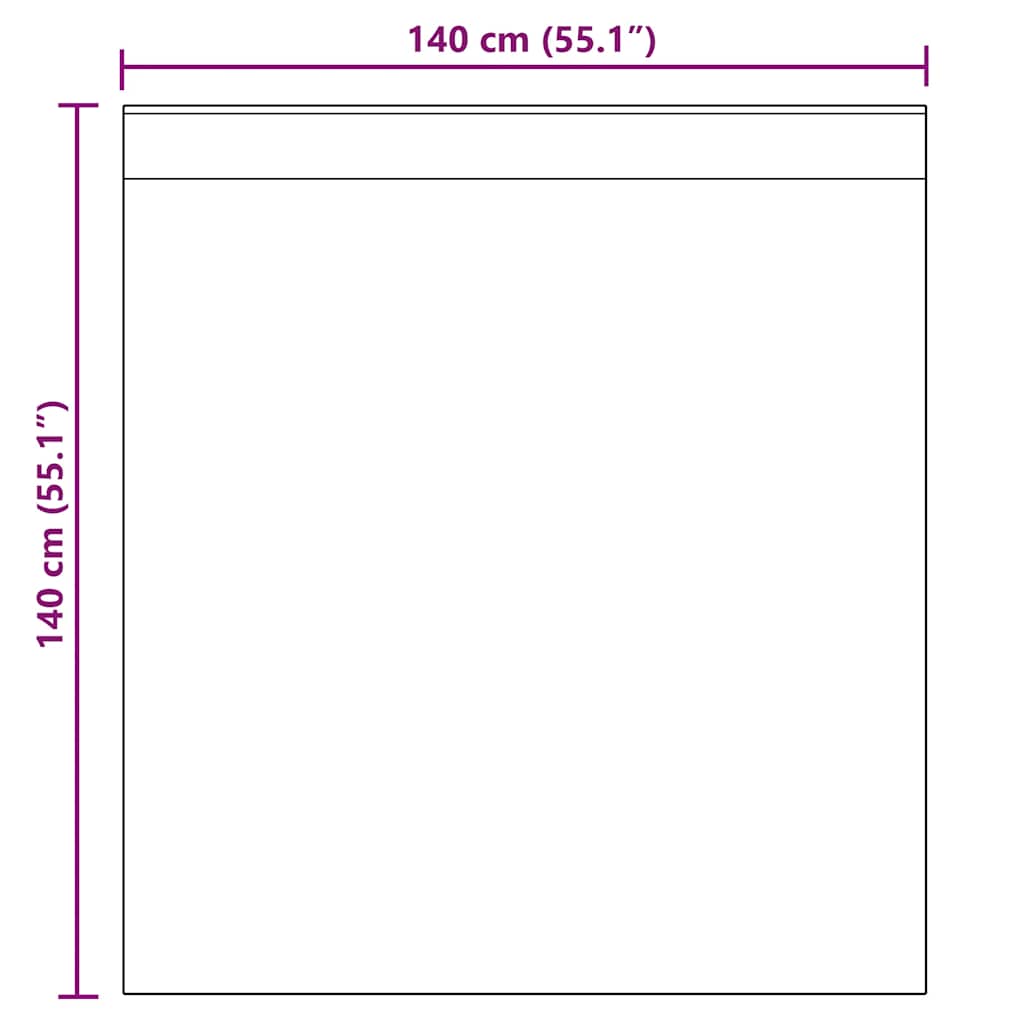 2 db barna fátyolfüggönyök fülecske tetejével 140x260 cm