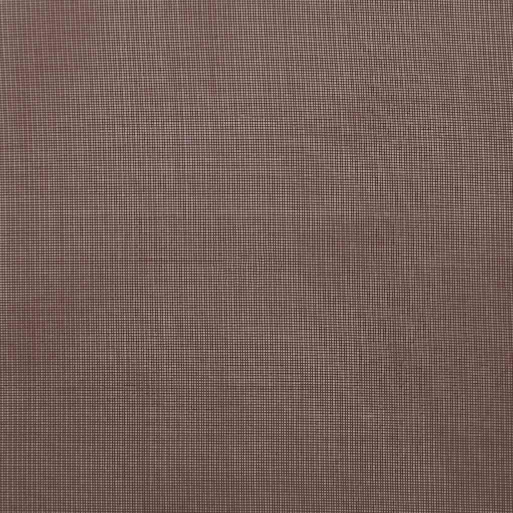 2 db barna fátyolfüggönyök fülecske tetejével 140x260 cm