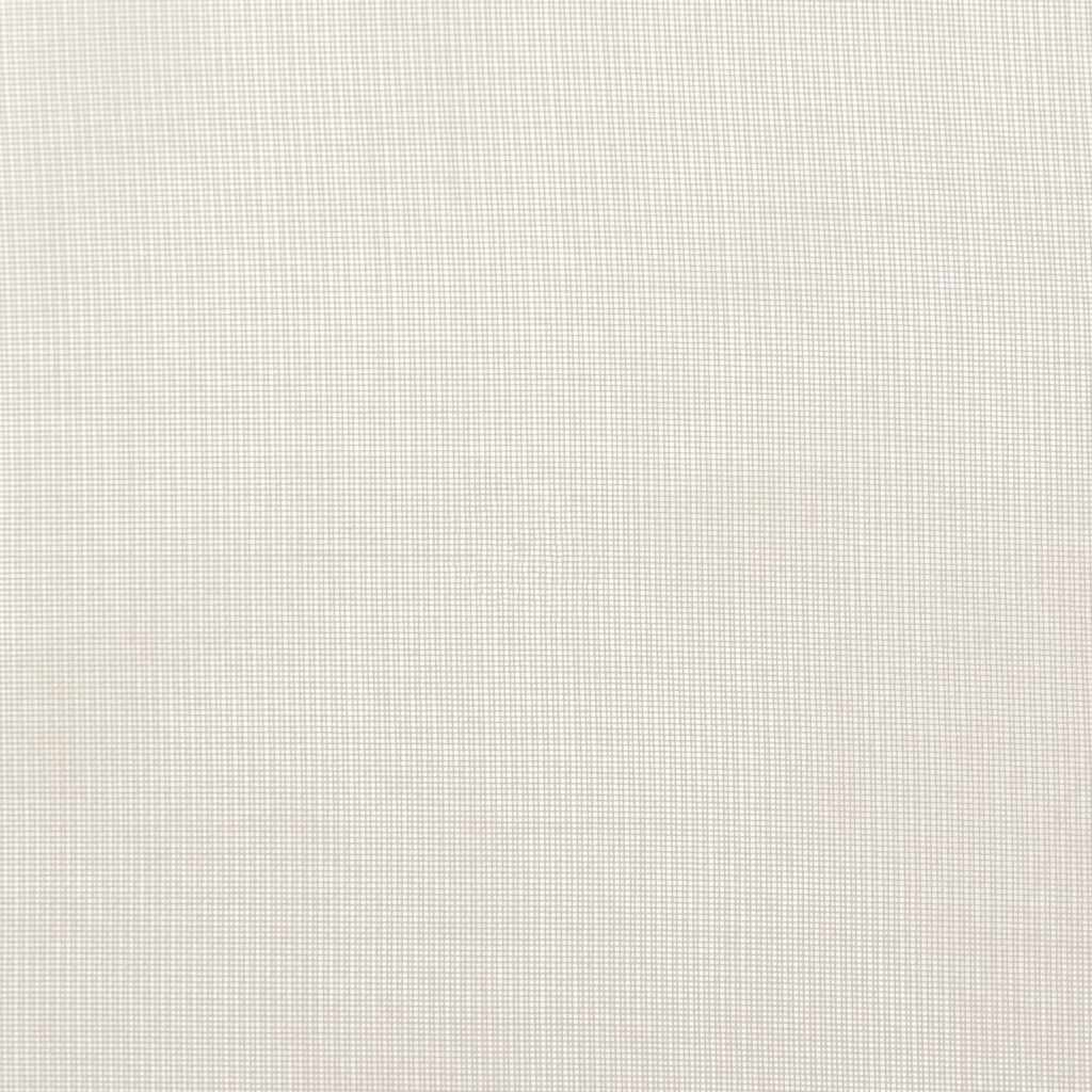 2 db krém színű fátyolfüggönyök fülecske tetejével 140x260 cm