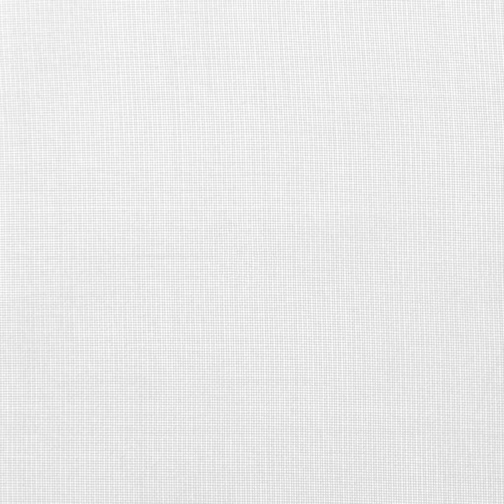2 db fehér fátyolfüggönyök hurokkal 140x175 cm