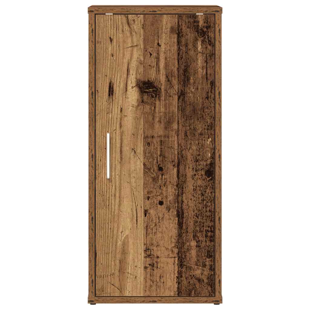 2 db antik fa színű szerelt fa cipősszekrény 32 x 35 x 70 cm