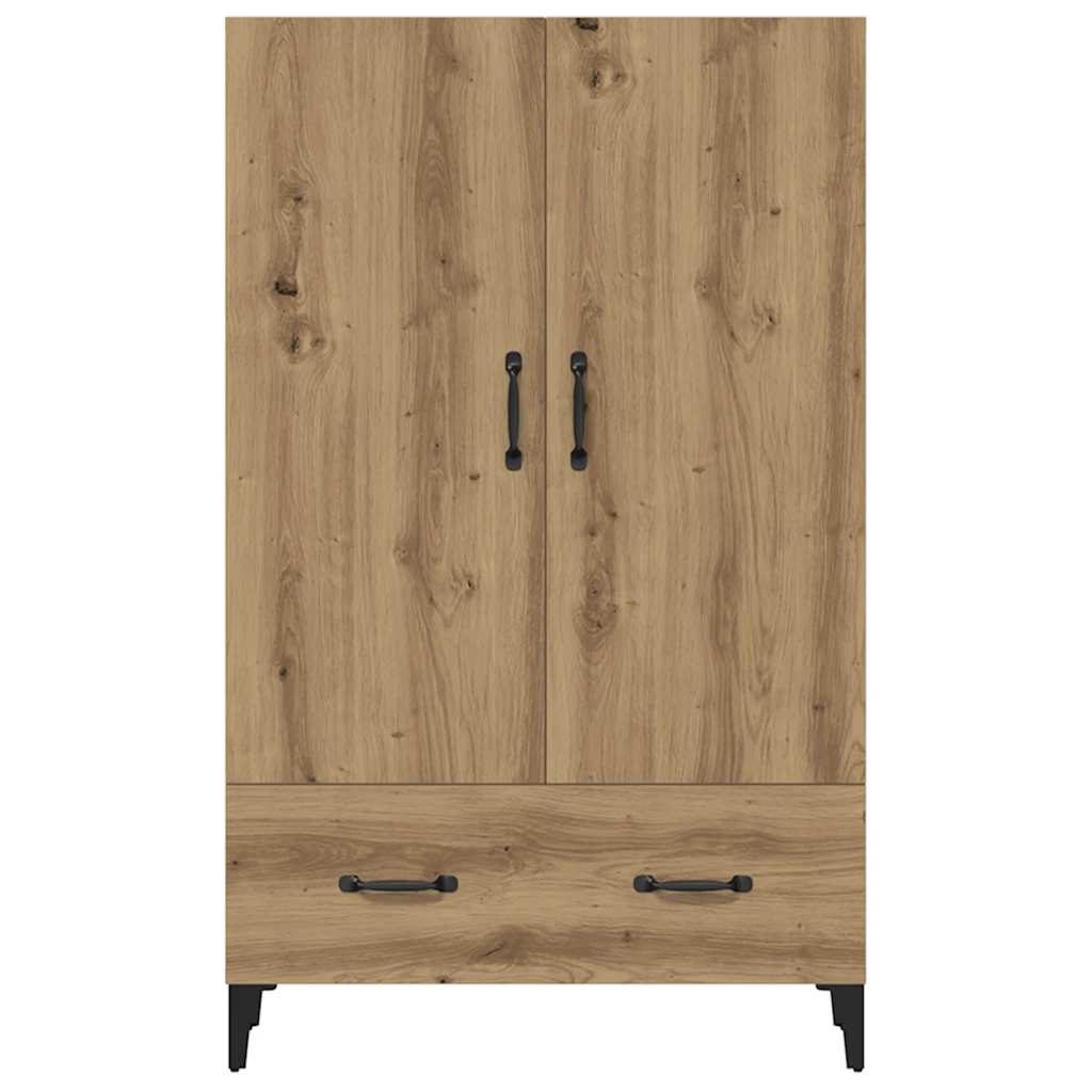 Highboard artisan tölgy 70x31x115 cm gépi úton előállított fa