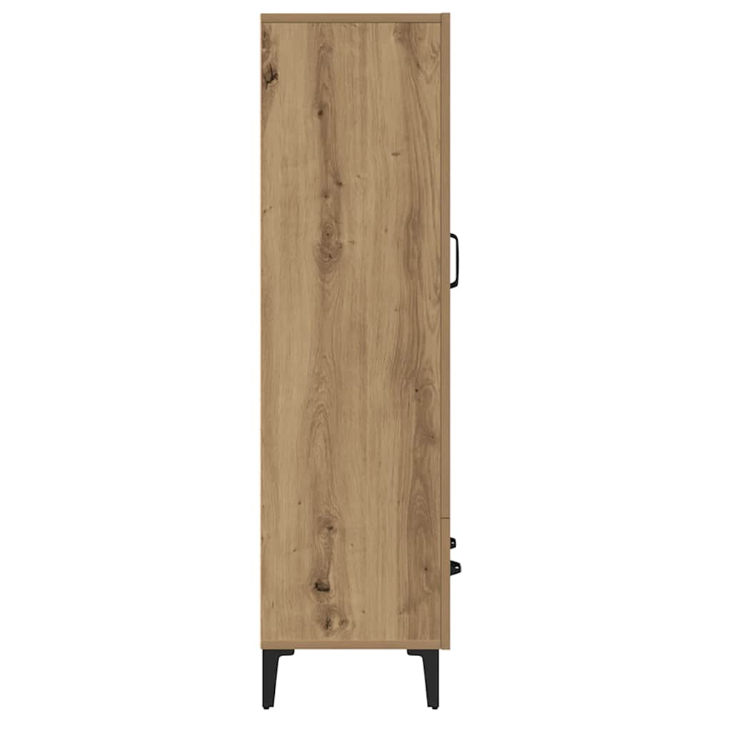 Highboard artisan tölgy 70x31x115 cm gépi úton előállított fa
