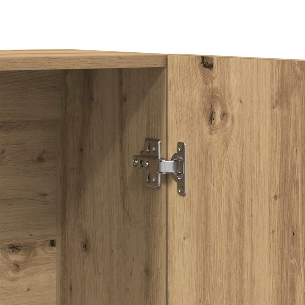 Highboard artisan tölgy 70x31x115 cm gépi úton előállított fa