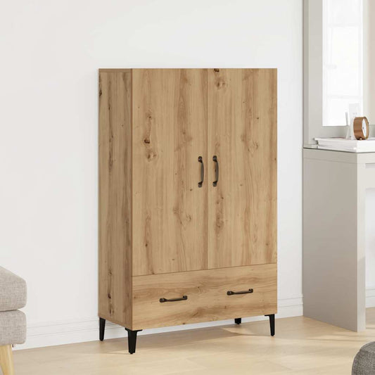 Highboard artisan tölgy 70x31x115 cm gépi úton előállított fa