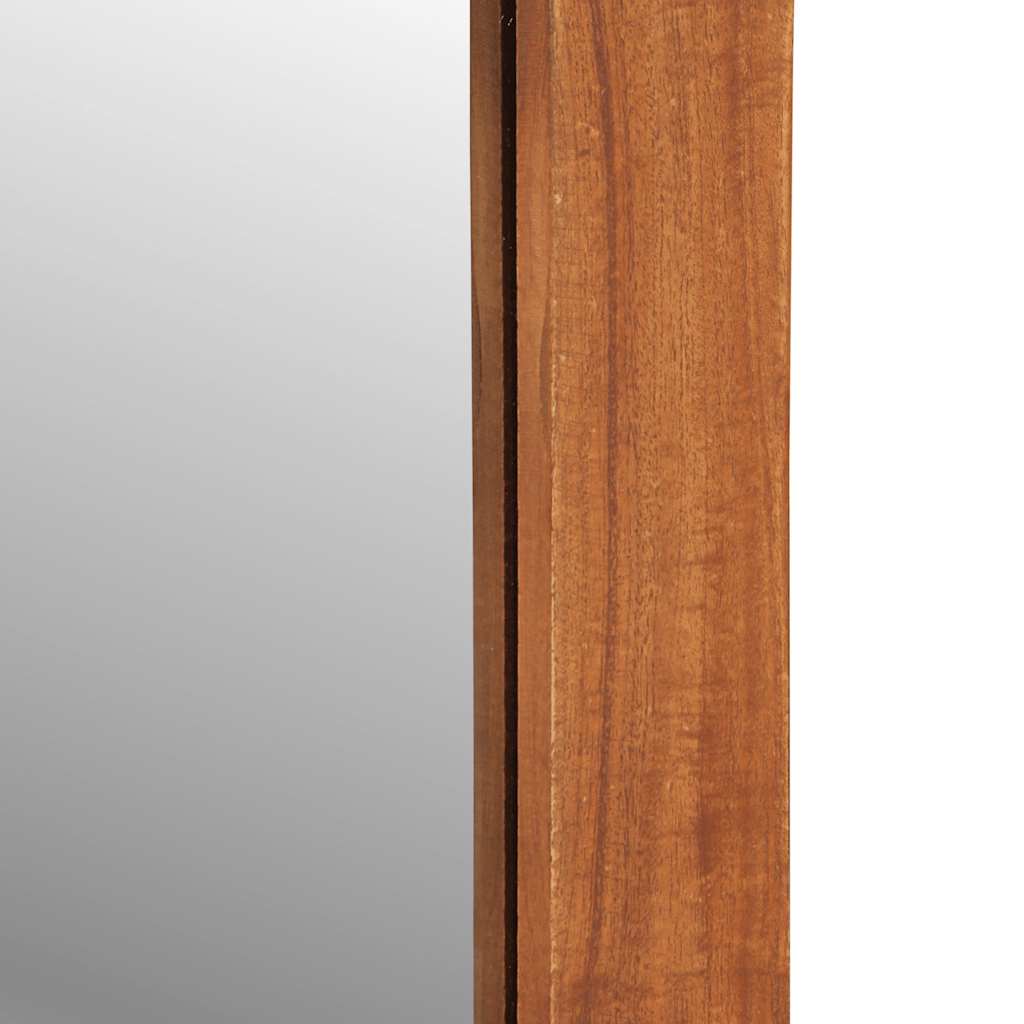 fali tükör fiókokkal 60x33x90 cm tömör fa akácfa