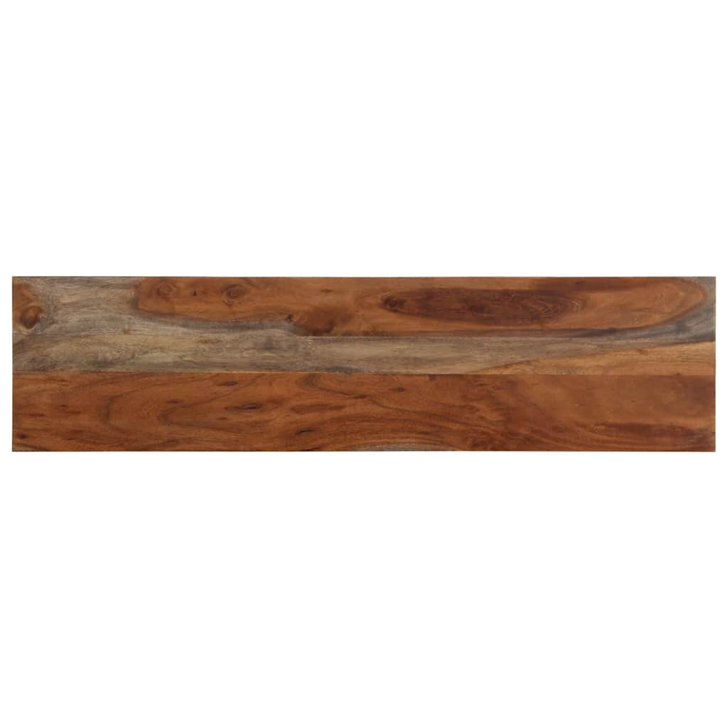 konzolasztal 120x30x76 cm tömör fa akácfa