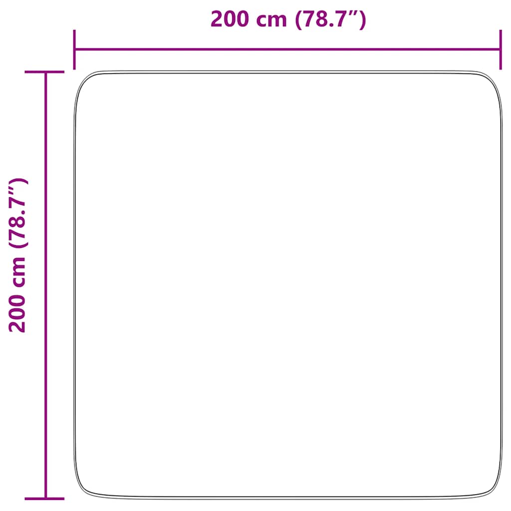 poros rózsaszín hosszú szálú NAVARRA bozontos szőnyeg 200x200cm