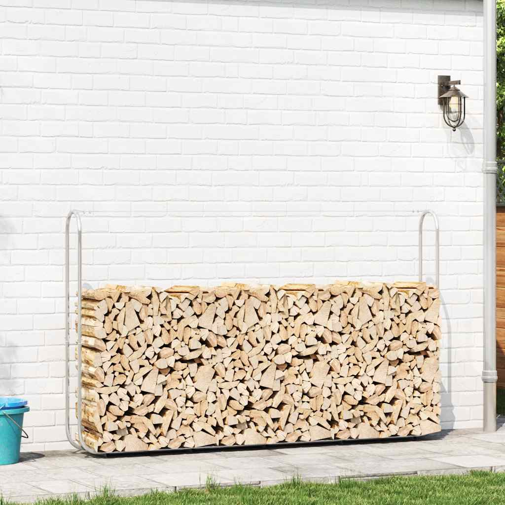 horganyzott acél tűzifatároló 250x25x150 cm