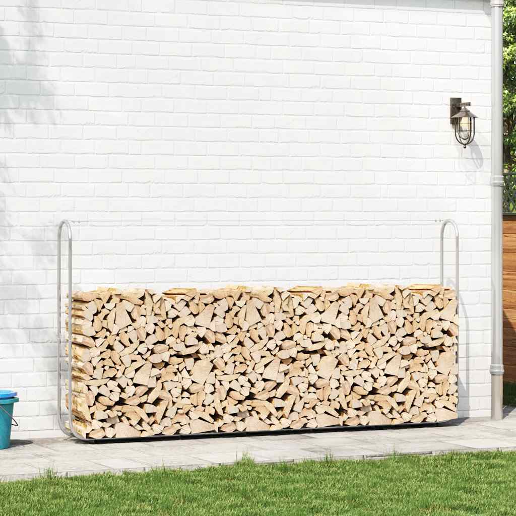 horganyzott acél tűzifatároló 300x25x150 cm
