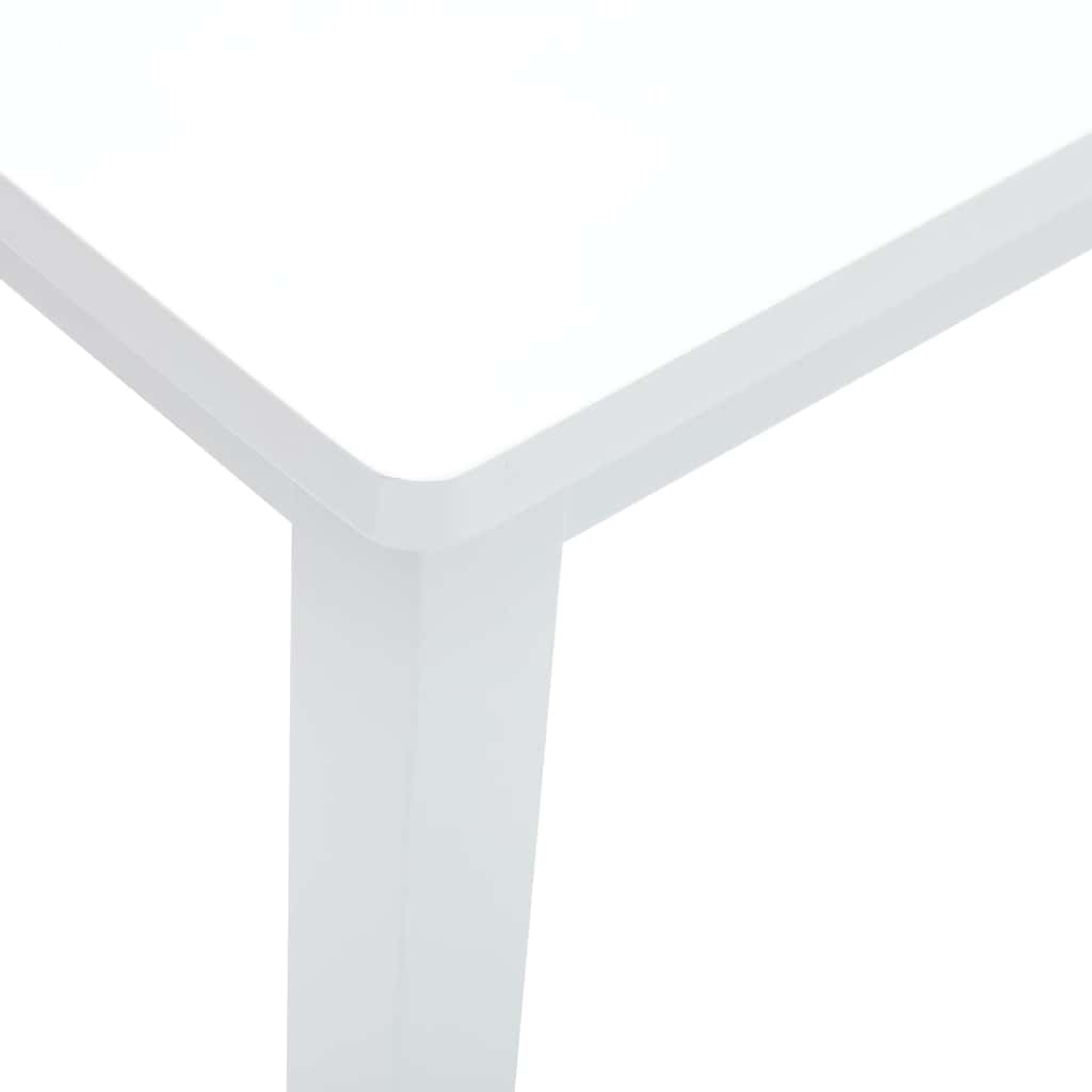 fehér tömörfa gumiból pad 110 cm