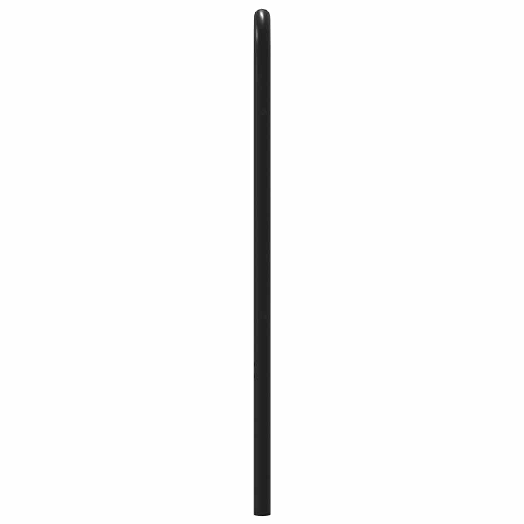 barna tölgy színű acél és szerelt fa csere fejtámla 150 cm