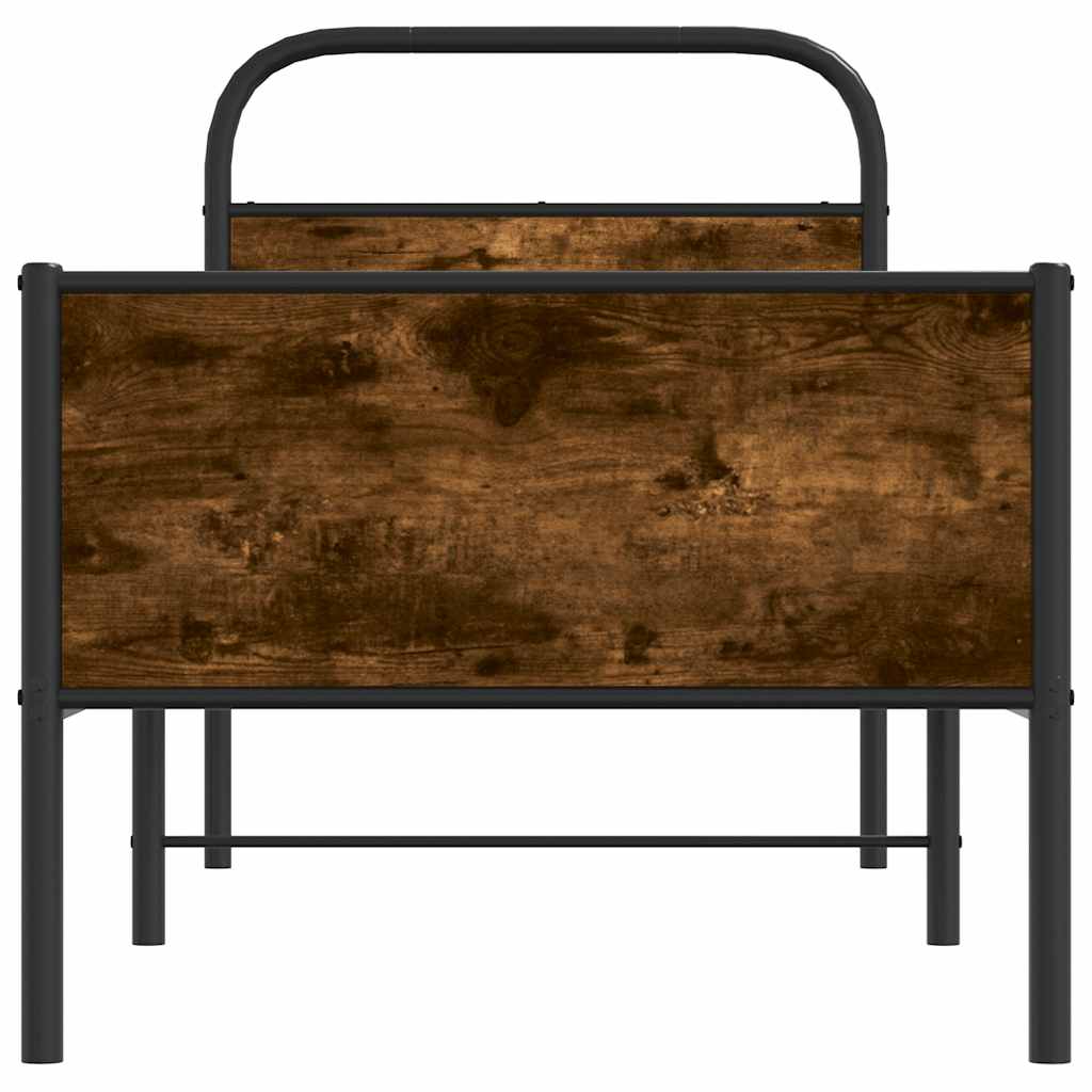ágykeret matrac nélkül 80x200 cm sonoma tölgyfa műfa