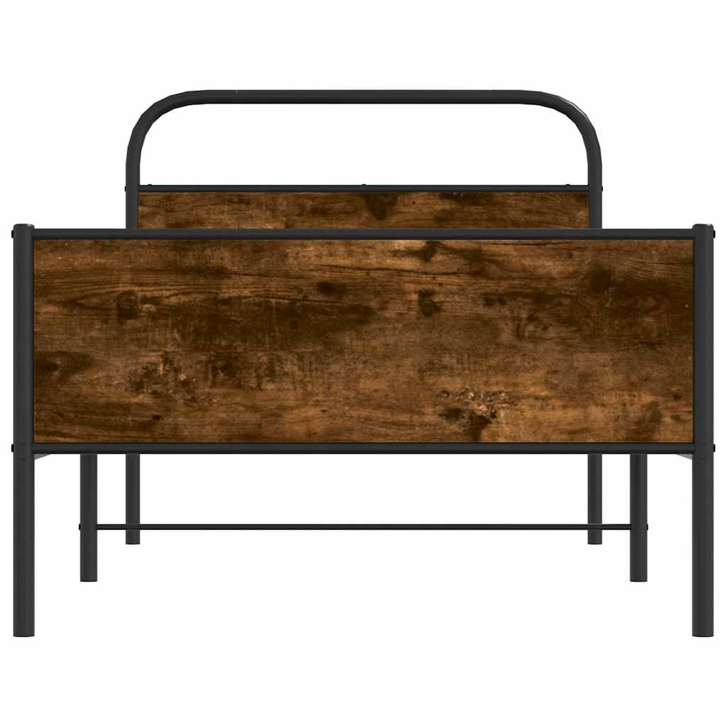 ágykeret matrac nélkül 90x200 cm sonoma tölgyfa műfa