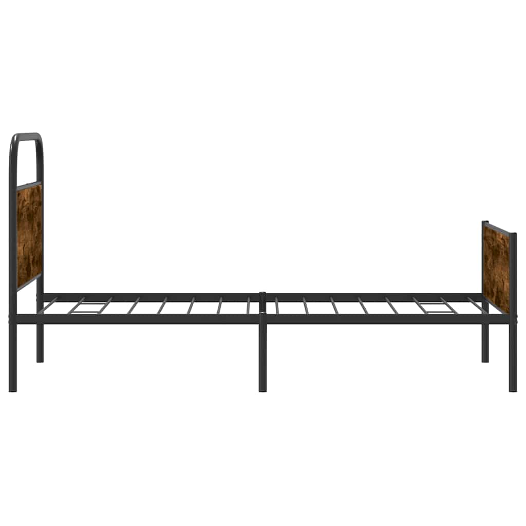 ágykeret matrac nélkül 90x200 cm sonoma tölgyfa műfa