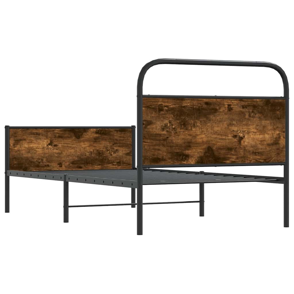 ágykeret matrac nélkül 90x200 cm sonoma tölgyfa műfa