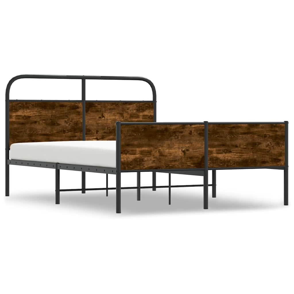 ágykeret matrac nélkül 120x190 cm sonoma tölgyfa műfa