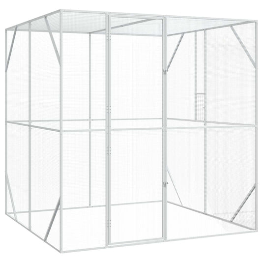 Madár kalitka Antracit 209 x 202 x 214 cm Horganyzott acél