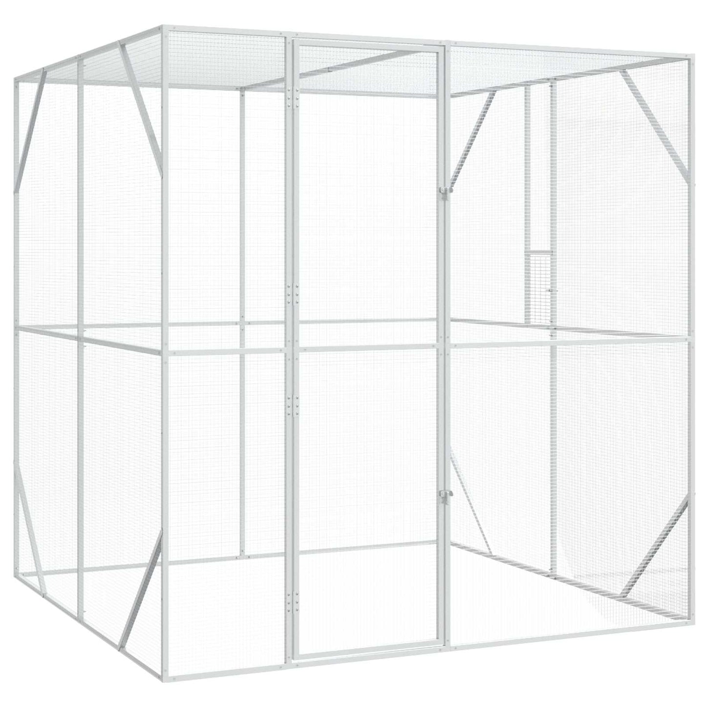 Madár kalitka Antracit 209 x 202 x 214 cm Horganyzott acél